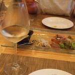 トラットリア・アルモ - キーーーンと冷えた白ワインが美味しい！！