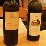 トラットリア・アルモ - 仔羊に合うのは、この2つらしい・・・どっちにするかなぁ