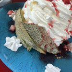 エデラメール - 大きなメロン3切れでなんとか食べきれました（笑）:( ;´꒳`;)