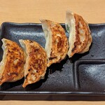 らーめん柊 - 焼餃子のガーリック醤油¥300-