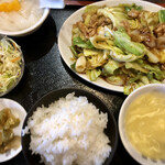 菜香楼 - 回鍋肉のセット　¥935-（税込）