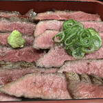 ステーキハウス 听 - 熟成和牛のステーキ重(大盛) 1,320円
