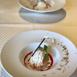 アンシャンテ - 本日のデザート。チーズケーキ系。