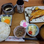 ヒモノ照ラス - 赤魚の西京焼き定食(税込1,100円)