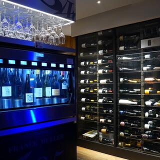 We have a selection of wines from all over the world, with a focus on Champagne.