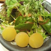 和牛懐石 但馬屋 梅田 - 2013年6月訪問　冬瓜と旬野菜のサラダ