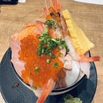 Sushi Izakaya Minato - 海鮮のせすぎ丼@2000（ディナー価格）