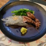 すし処尾崎 - この日のお通し