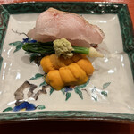 東茶屋 なかむら - ノドグロと雲丹