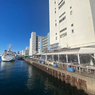 東京湾の海面に一番近い飲食店です♪（当社調べによります♪）