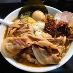 一条流がんこ総本家分家四谷荒木町 - 雪ラーメン（青柳15kg）