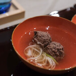 Edomae Shibahama - 鳧肉丸（かものつくね）"淸湯（すましゞる）"