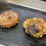 お好み焼 千草 - 千草焼きとねぎ焼き