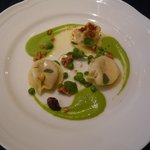 SALONE 2007 - 羊のカッペレッティ　グリーンピースのソースで（2013.6）