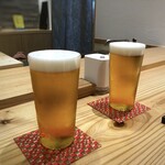 Sushi To Amakusadaiou Amane - ◆まずは「ビール(800円）」