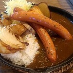 ファーミーカフェ カリースタンド - BBQカレーセット1221円