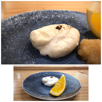 鮨と天草大王 天音 - ＊クリーミーでとても美味しい。大根おろしも合いますね。(*⌒▽⌒*)