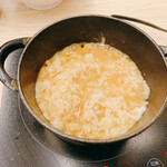 Tsukemen Ramen Fujiyama Gogo - 麺を食べた後のチーズリゾットです