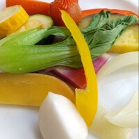 リストランテ アクアパッツァ - 平日ランチ(1500円)・ 蒸したて有機野菜の盛り合わせ