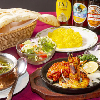 We also have drinks that go well with authentic Indian Cuisine and a 2-hour all-you-can-eat and drink course♪