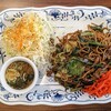 ジージーダイナー 関ヶ原 - 料理写真:焼きそばプレート(サラダ･味噌汁付き) 880円