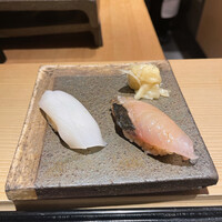 鮨 せいざん - イカ　鯵