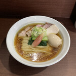 メヂカそば 吟魚 - 特　伊吹と鯵の肉三種　　1190円