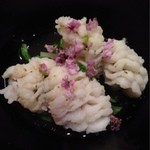 吉い - 2013.07　鱧の湯引き。スダチの香りが・・・