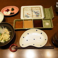 北新地　串かつ凡 - まずはこんな感じでセット