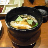 北新地　串かつ凡 - お味噌汁