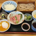 きぬがわ - 造り+ざるそばセット