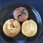 菓子工房 F - マフィン(チョコ、塩、ブルーベリークリームチーズ、)