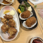 Hamayaki Dainingu Kakiya - 牡蠣フライ、鳥の唐揚げ