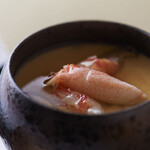 Mizutaki Kisetsuryouri Shinjukunagomi - 【冬季限定】ズワイガニの海鮮茶碗蒸し
