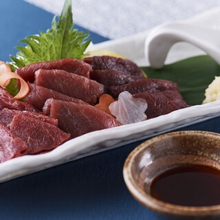 Assorted horse sashimi (red meat)