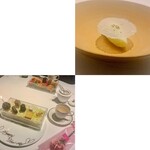 レスト ケイ ヤマウチ - おかしは全部と最後は選んだハーブティー　特に抹茶カヌレ食感よく美味しい