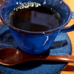 たぬ金亭 - 無料チケットで頂いたホットコーヒー(有機)