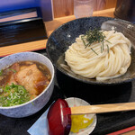 情熱うどん 荒木伝次郎 - 味玉チャーシューつけ麺（ざるうどん）1250円