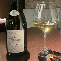 オステリア・オリエーラ - 生ハムに合わせた白ワイン