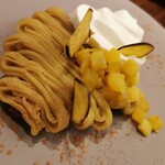 & OIMO TOKYO CAFE - 蜜芋クロッフル焼き芋３種＆ソフトクリーム
