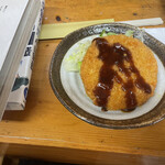 明作 - ハムカツ　単品200円