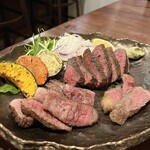 神戸牛炭火ステーキ・逸品 寅松の肉たらし - 