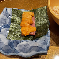 恵比寿 うしみつ - 雲丹ドッグ