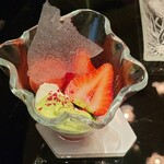 表参道うかい亭 - 抹茶パフェ