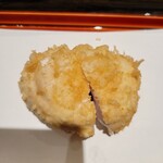 てんぷら 近藤 - 河豚の白子