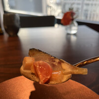 MASIA - ランチMijtdia６０５０円。サバ トマト 柿 アホ•ブランコ。