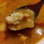Eco TURAN food - スープにはごはんがはいってるよ