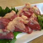 居酒屋まさる - 鶏心臓刺し