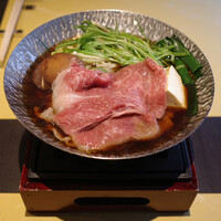 レストランあしや竹園 - 小鍋すき煮(3300円・サ別)のおにく