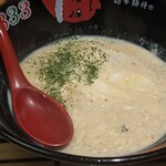 元祖トマトラーメンと元祖豆乳ラーメンと元祖トマトもつ鍋 三味 - 